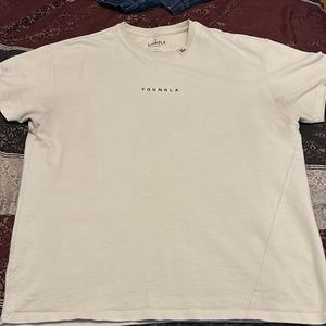 Tan Young LA Oversized shirt.